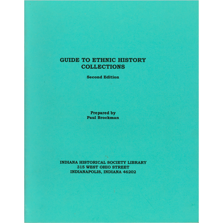 Guide to Ethnic History Collections - Second Edition