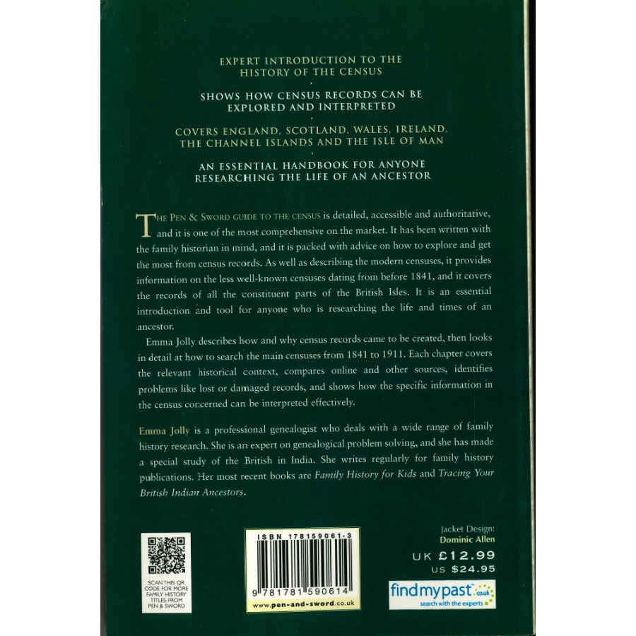 Tracing Your Ancestors Using The Census - A Guide for Family Historians back cover