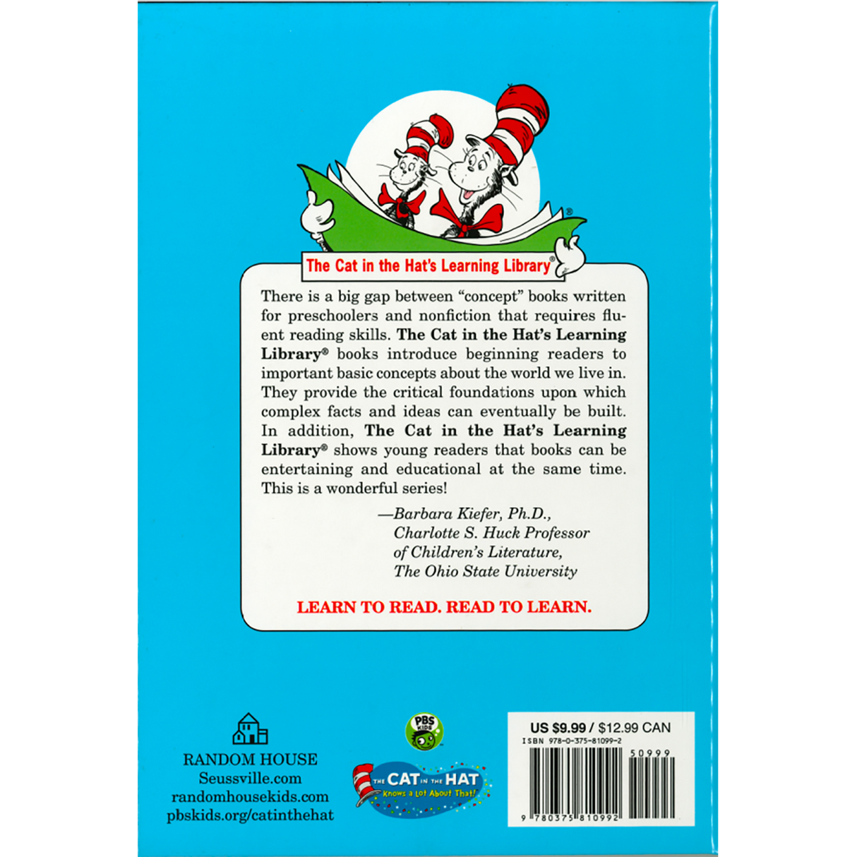 There's a Map on My Lap! [From the Cat in the Hat's Learning Library] back cover