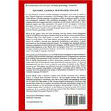Historic German Newspapers Online back cover