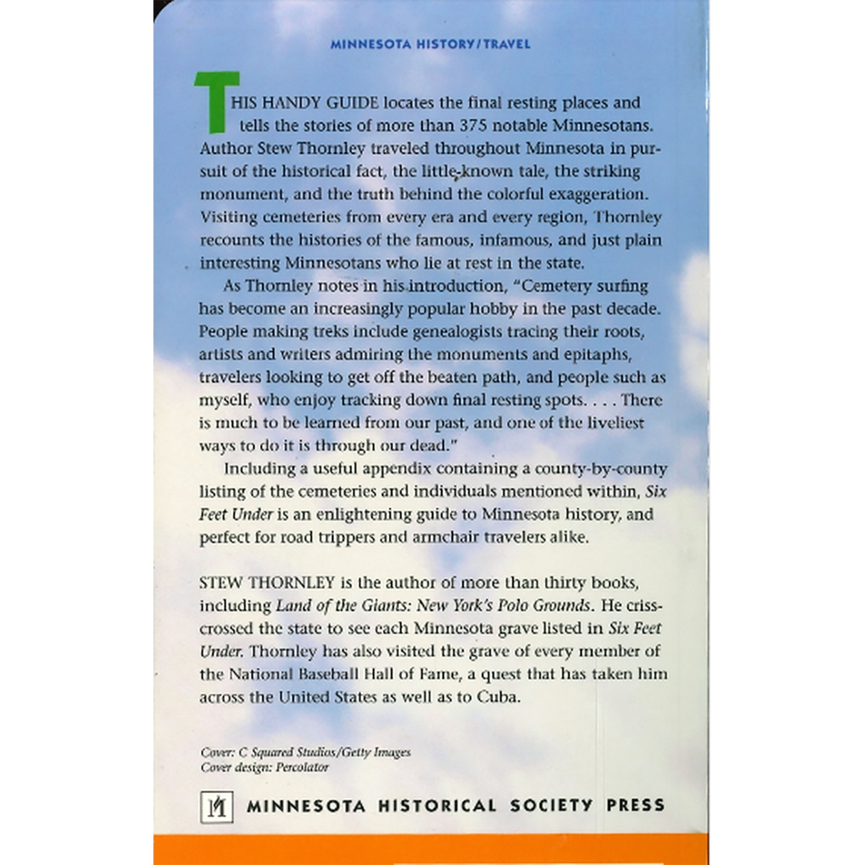 Six Feet Under: A Graveyard Guide to Minnesota back cover