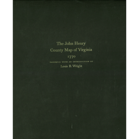 The John Henry County Map of Virginia 1770