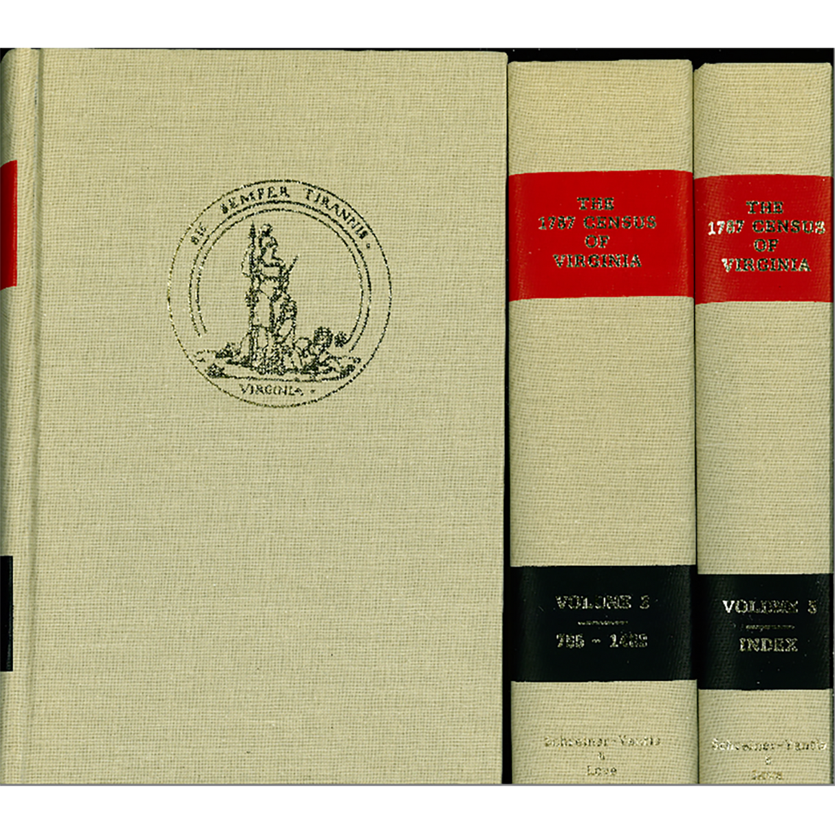 The 1787 Census of Virginia [cloth] [3 volumes]