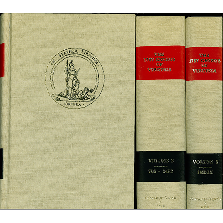 The 1787 Census of Virginia [cloth] [3 volumes]