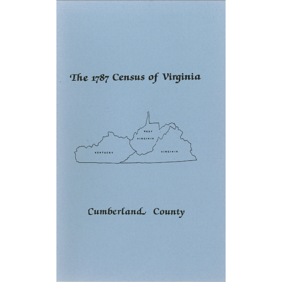 The Personal Property Tax Lists for the Year 1787 for Cumberland County, Virginia