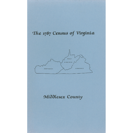 The Personal Property Tax Lists for the Year 1787 for Middlesex County, Virginia