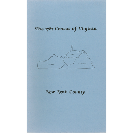 The Personal Property Tax Lists for the Year 1787 for New Kent County, Virginia
