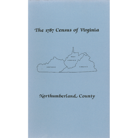 The Personal Property Tax Lists for the Year 1787 for Northumberland County, Virginia