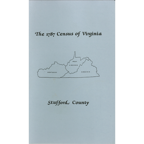 The Personal Property Tax Lists for the Year 1787 for Stafford County, Virginia