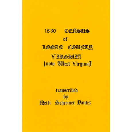 1830 Logan County, [West] Virginia Census