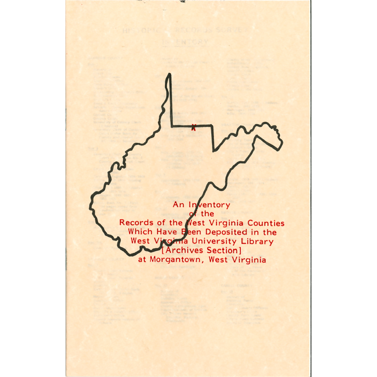 An Inventory of the Records of the West Virginia Counties