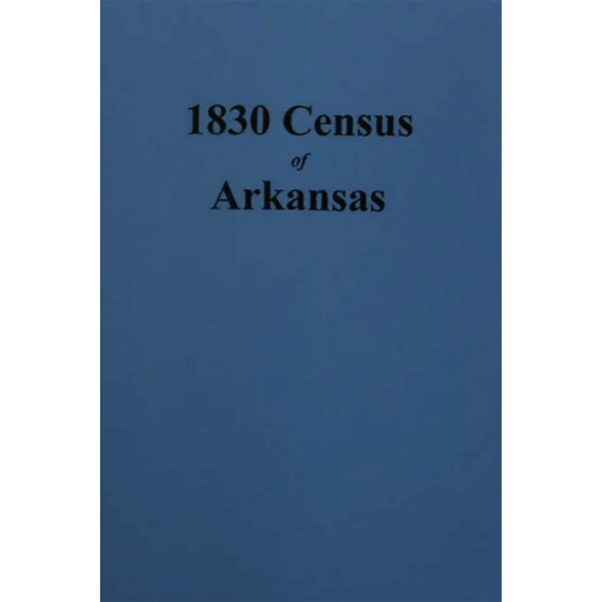 1830 Census of Arkansas