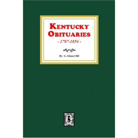 Kentucky Obituaries, 1787-1854