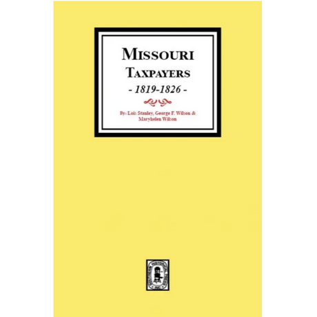 Missouri Taxpayers, 1819-1826