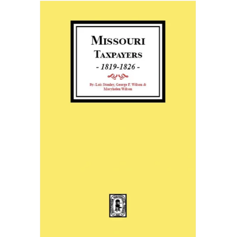 Missouri Taxpayers, 1819-1826