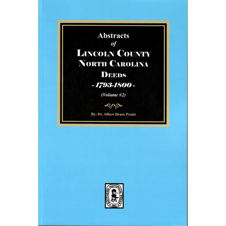 Lincoln County, North Carolina Deeds, 1793-1800,  Volume 2