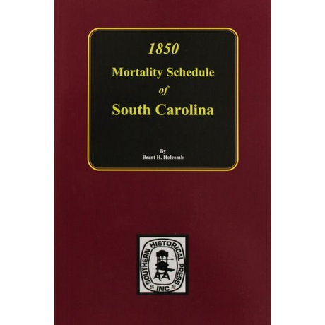 1850 South Carolina Mortality Schedule