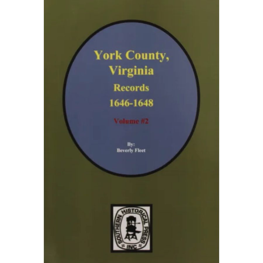 York County, Virginia Records 1646-1648 Volume 2