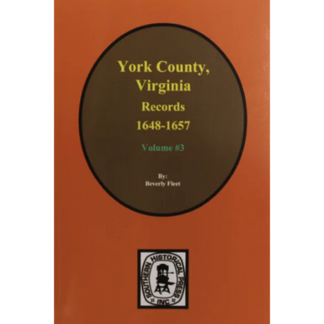 York County, Virginia Records 1648-1657 Volume 3
