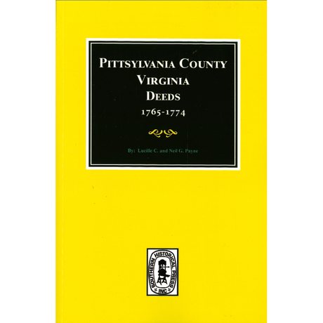 Pittsylvania County, Virginia Deeds, 1765-1774.