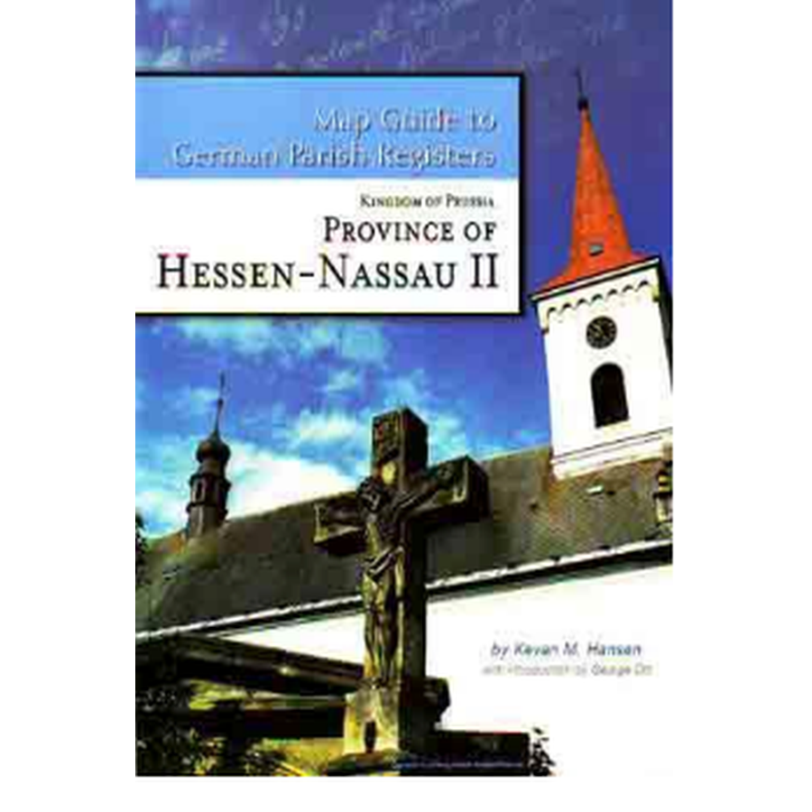 Map Guide to German Parish Registers, Volume 10: Hessen-Nassau II, RB Kassel