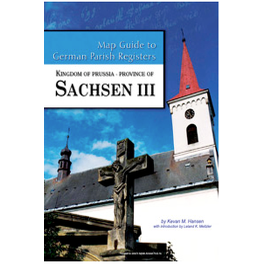 Map Guide to German Parish Registers, Volume 29: Prussia, Sachsen III, RB Magdeburg