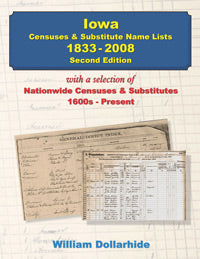 Iowa Censuses and Substitute Name Lists, 1833-2008, 2nd Edition