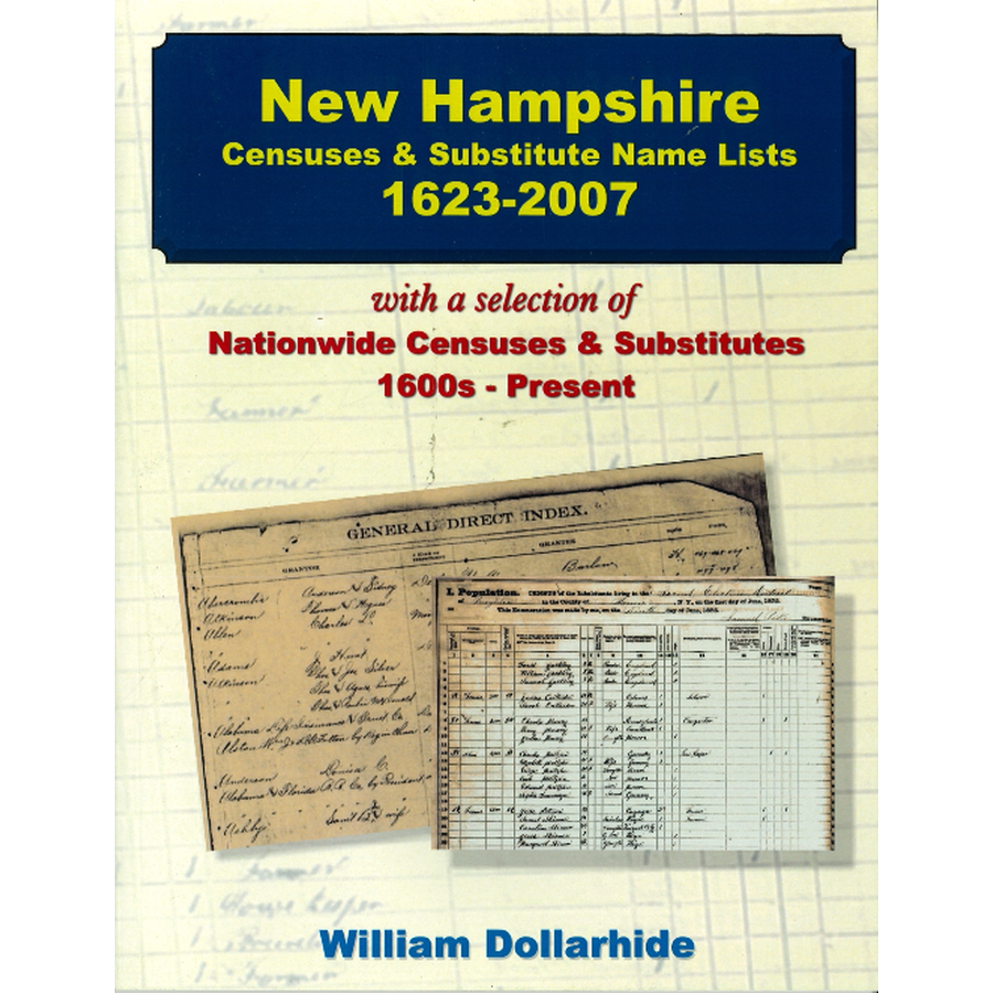 New Hampshire Censuses and Substitute Name Lists, 1623-2007