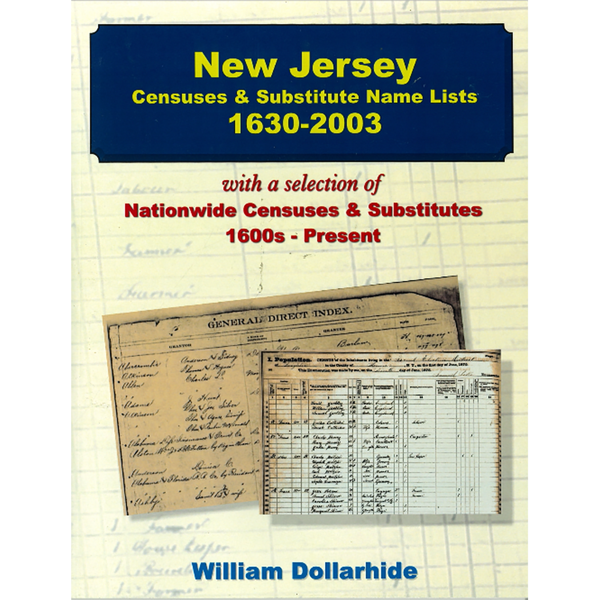 New Jersey Censuses and Substitute Name Lists, 1630-2003