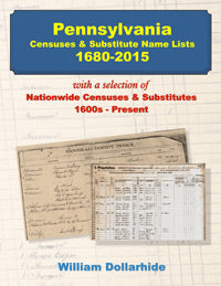 Pennsylvania Censuses and Substitute Name Lists, 1680-2015