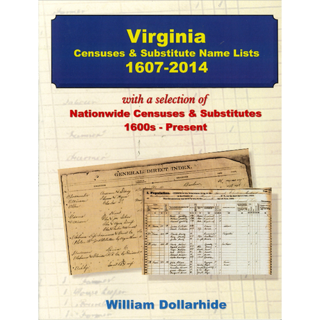 Virginia Censuses and Substitute Name Lists, 1607-2014