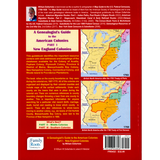 A Genealogist's Guide to the American Colonies: Part I - New England Colonies back cover