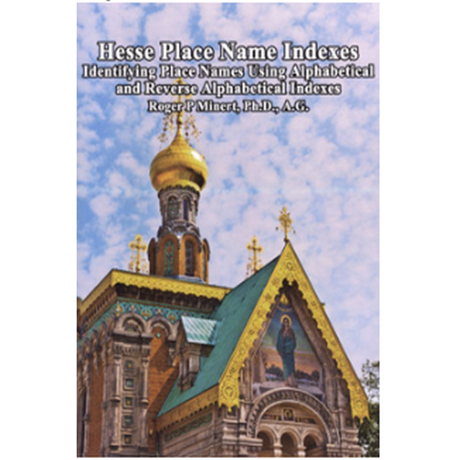 Hesse Place Name Indexes: Identifying Place Names Using Alphabetical And Reverse Alphabetical Indexes