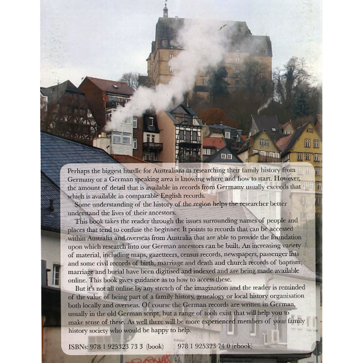 Introduction to German Family History Research for Australians back cover
