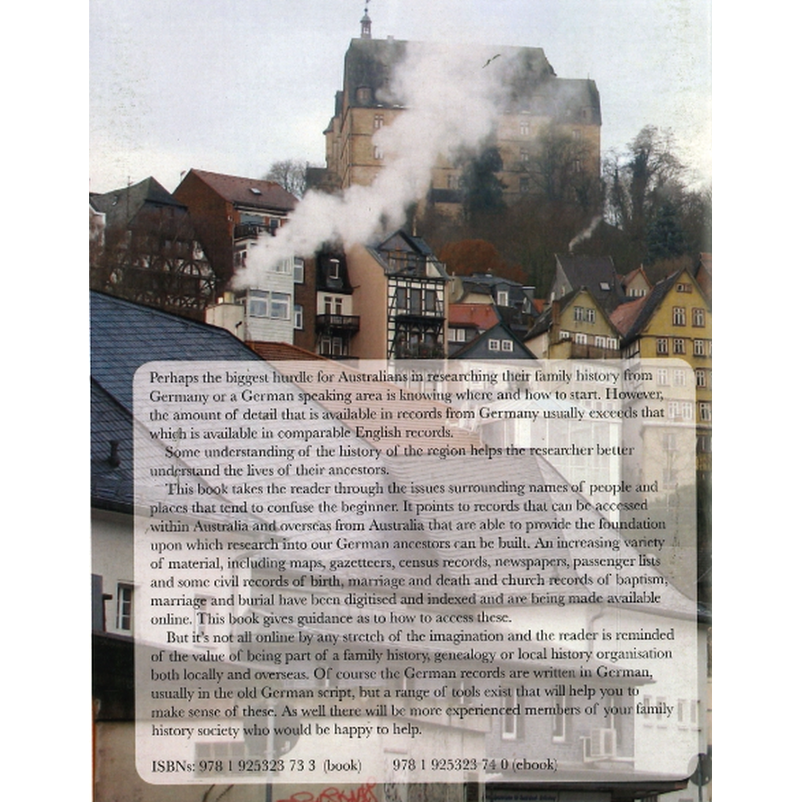 Introduction to German Family History Research for Australians back cover