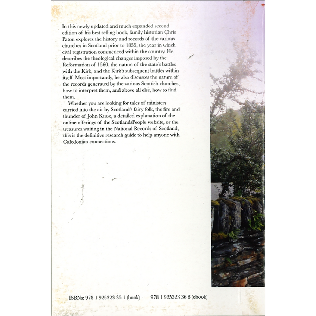 Discover Scottish Church Records, 2nd edition back cover