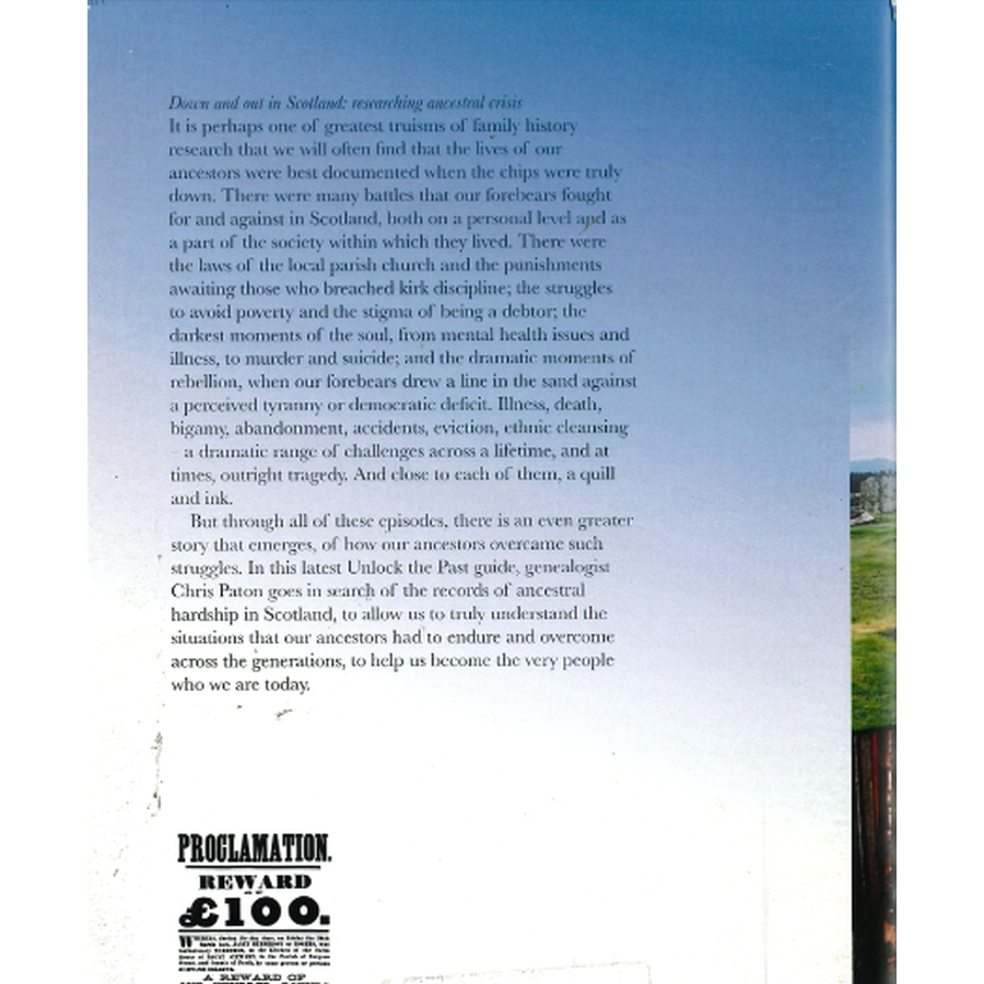 Down And Out In Scotland: Researching Ancestral Crisis back cover
