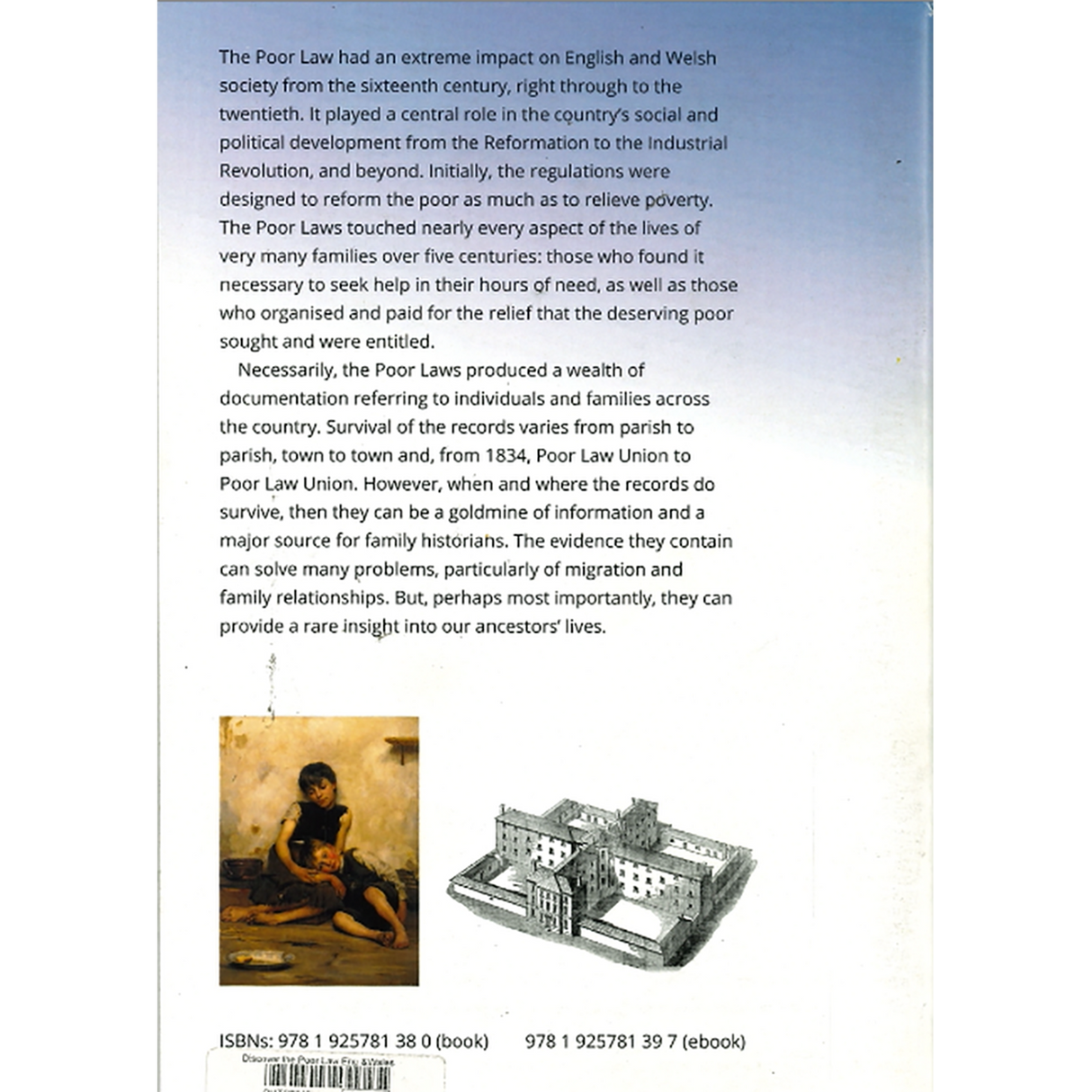 Discover the Poor Law In England and Wales back cover