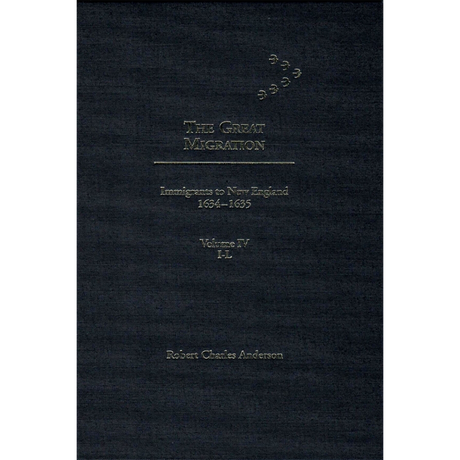 The Great Migration: Immigrants to New England 1634-1635, Volume IV, I-L