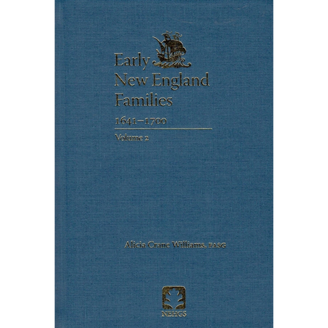 Early New England Families, 1641-1700: Volume 2 [cloth]