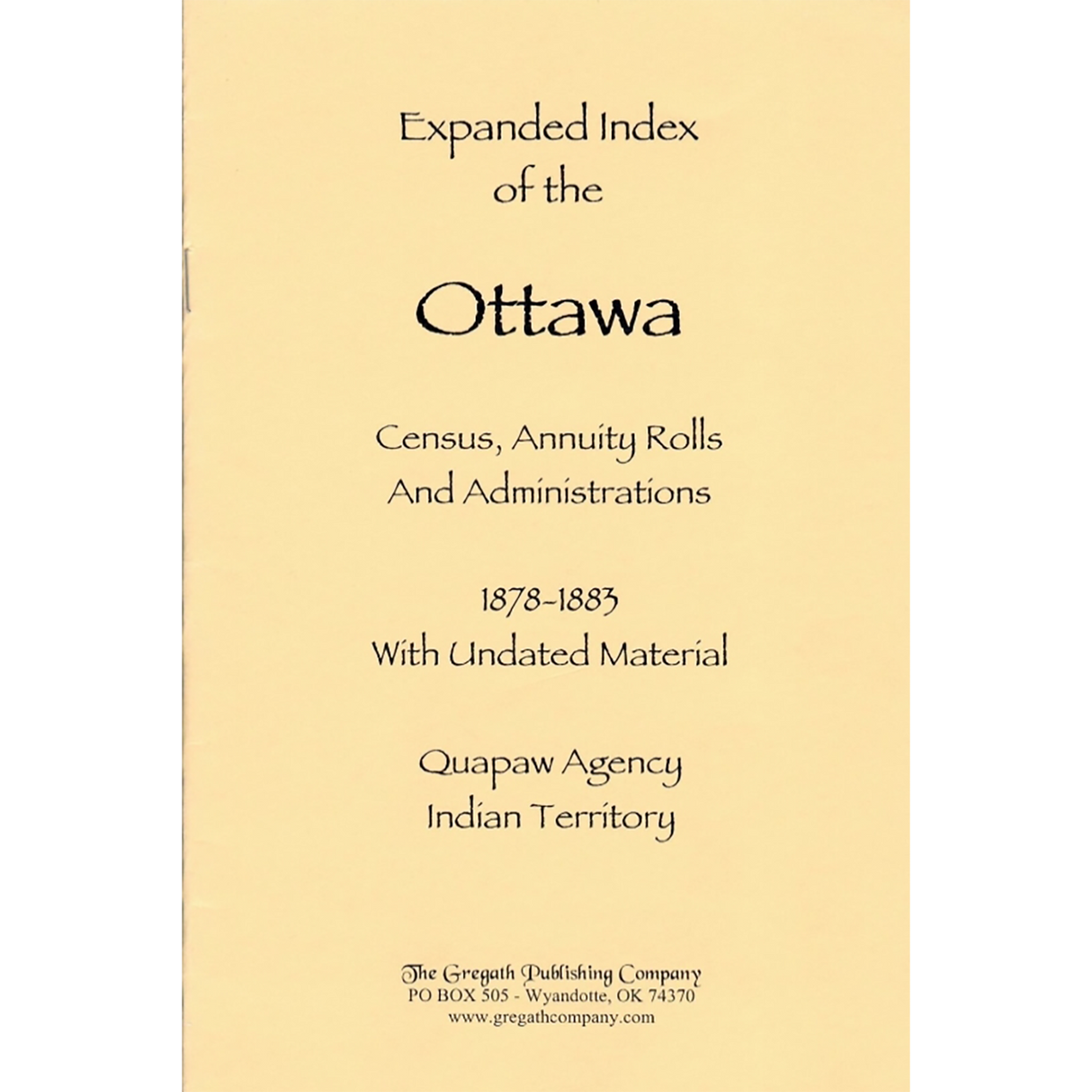 Expanded Index of the Ottawa Census, Annuity Rolls and Administrations