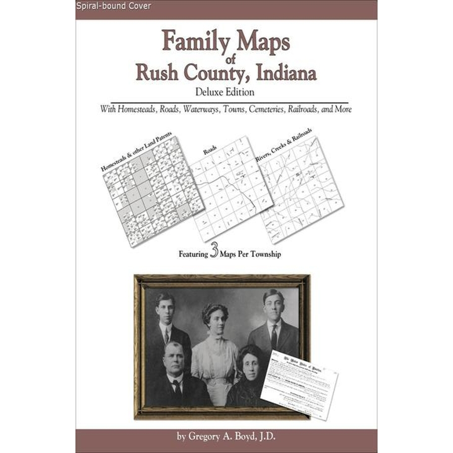 Family Maps of Rush County, Indiana