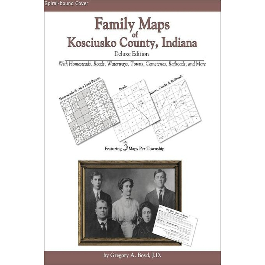 Family Maps of Kosciusko County, Indiana