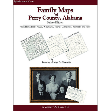 Family Maps of Perry County, Alabama (Spiral book cover)