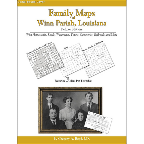 Family Maps of Winn Parish, Louisiana (Spiral book cover)