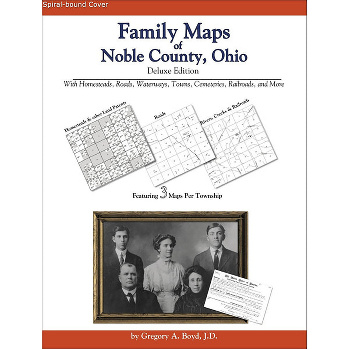 Family Maps of Noble County, Ohio (Spiral book cover)