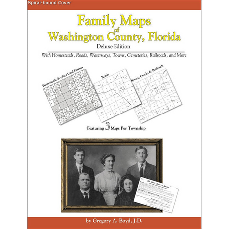Family Maps of Washington County, Florida (Spiral book cover)