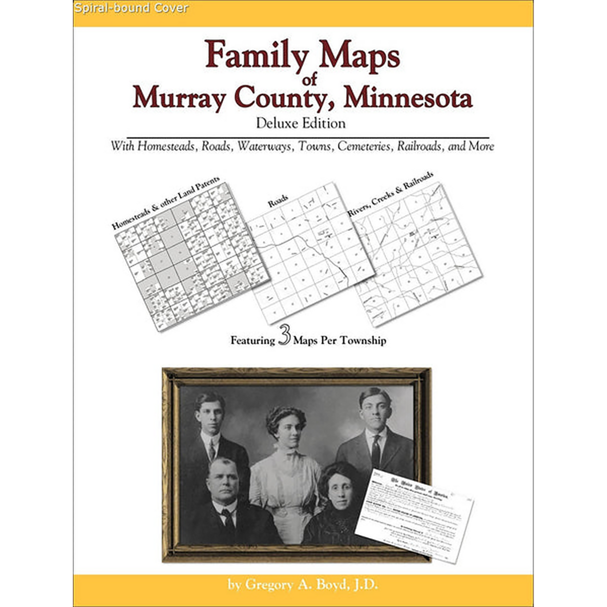 Family Maps of Murray County, Minnesota (Spiral book cover)