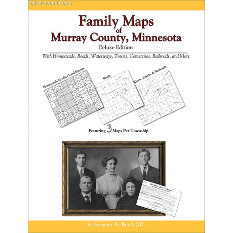 Family Maps of Murray County, Minnesota (Spiral book cover)