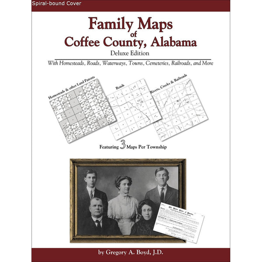 Family Maps of Coffee County, Alabama (Spiral book cover)